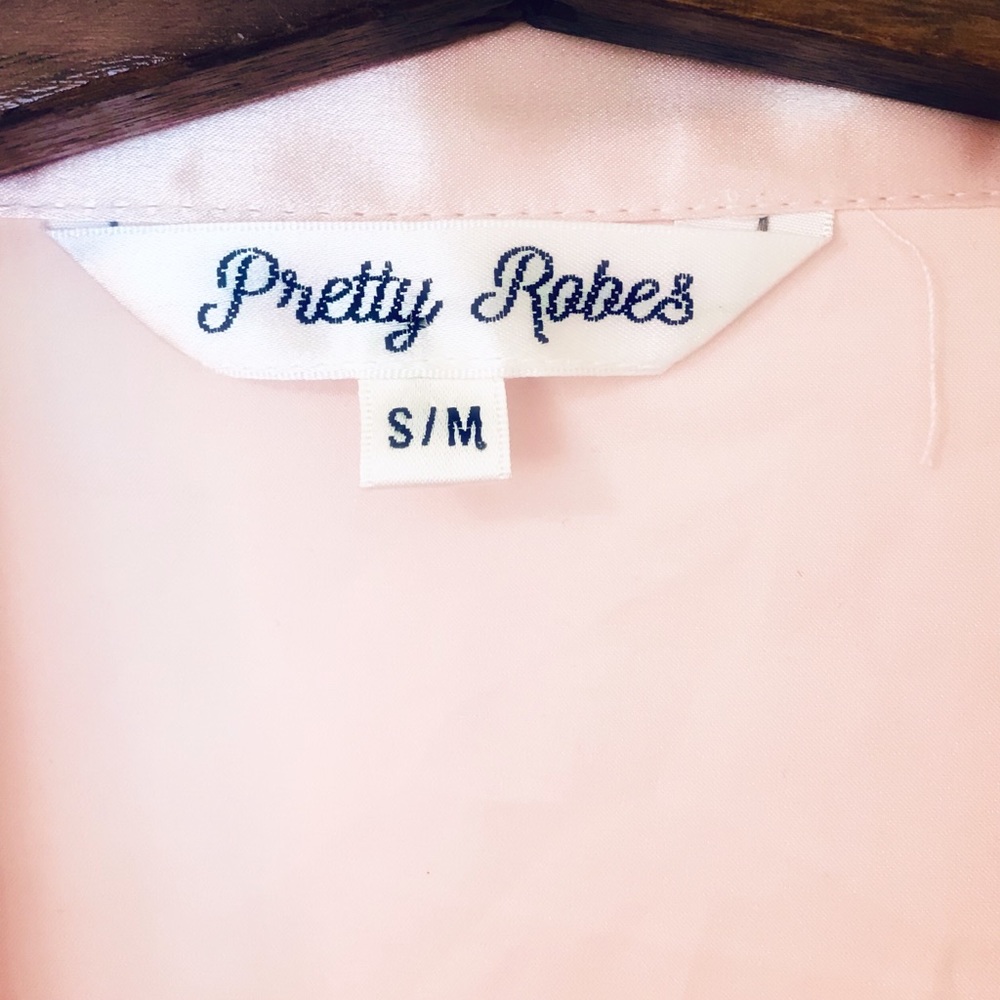 PRETTY ROBES Pink Satin Robe - Picture 5 of 14